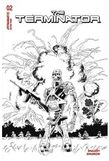 The Terminator #2 Cover K 1-20 Declan Shalvey Black & White Variant