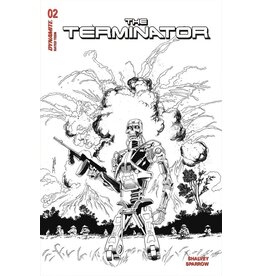 The Terminator #2 Cover K 1-20 Declan Shalvey Black & White Variant