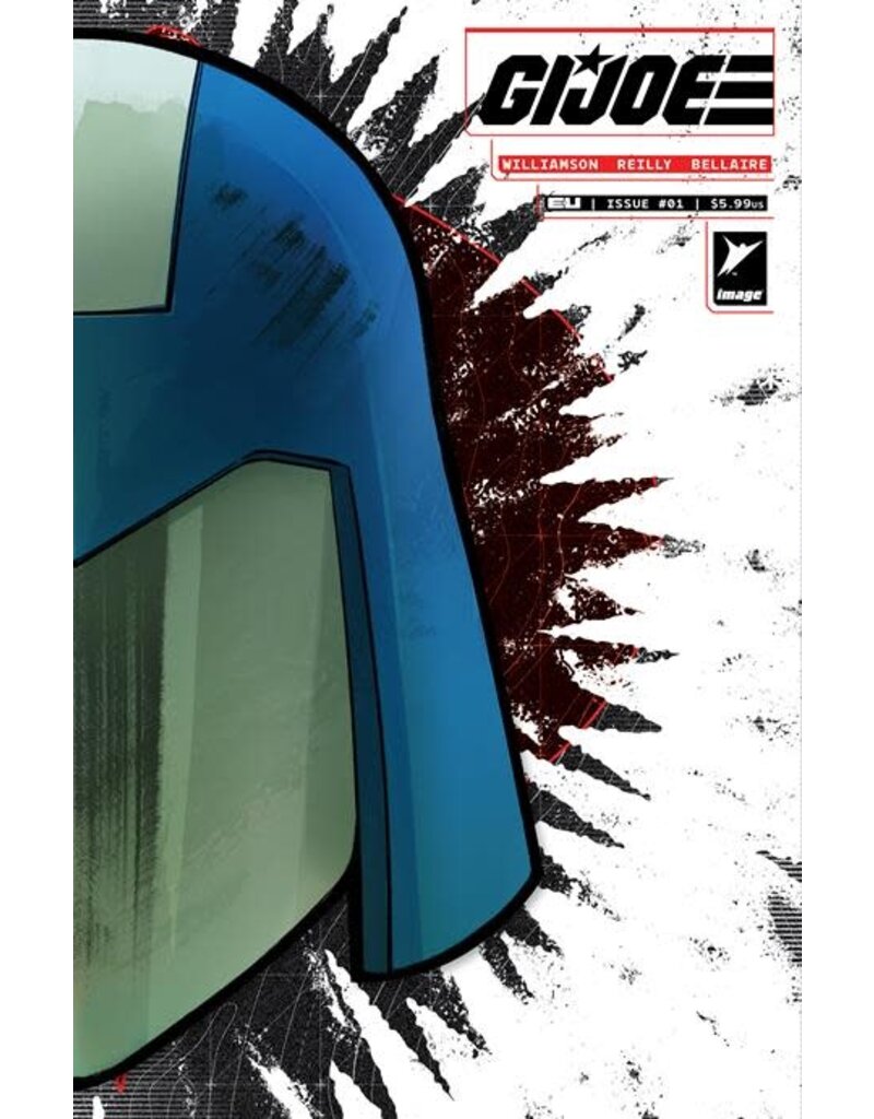 IMAGE COMICS G.I. Joe #1 Cover R Andrea Milana Cobra Commander Mask Die-Cut Foil Card Stock Variant