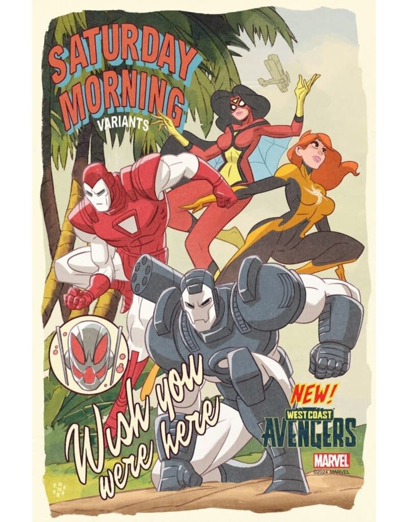Marvel Comics West Coast Avengers #1 Sean Galloway Saturday Morning Variant