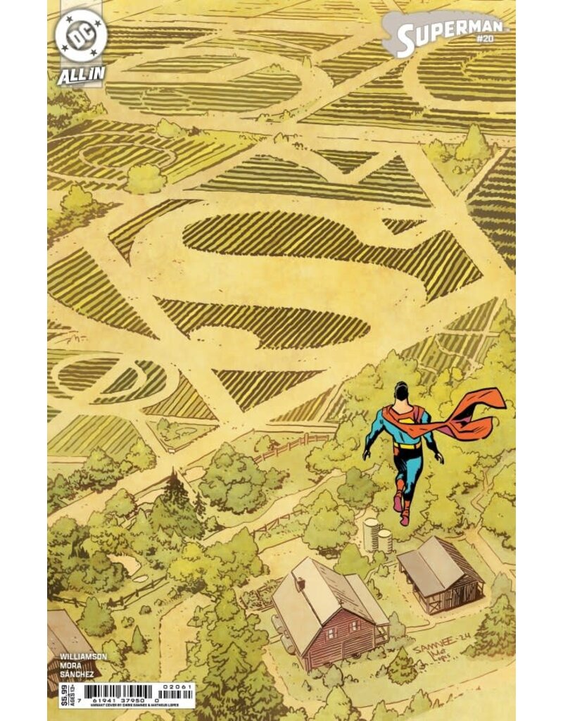 DC COMICS Superman #20 Cover D Chris Samnee Card Stock Variant