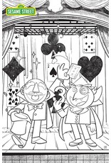 Sesame Street #4 Cover C Sean Dove Black & White Coloring Book Variant