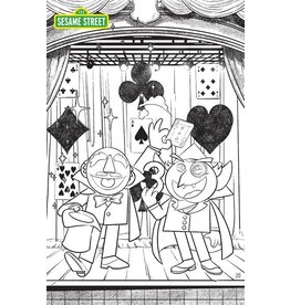 Sesame Street #4 Cover C Sean Dove Black & White Coloring Book Variant