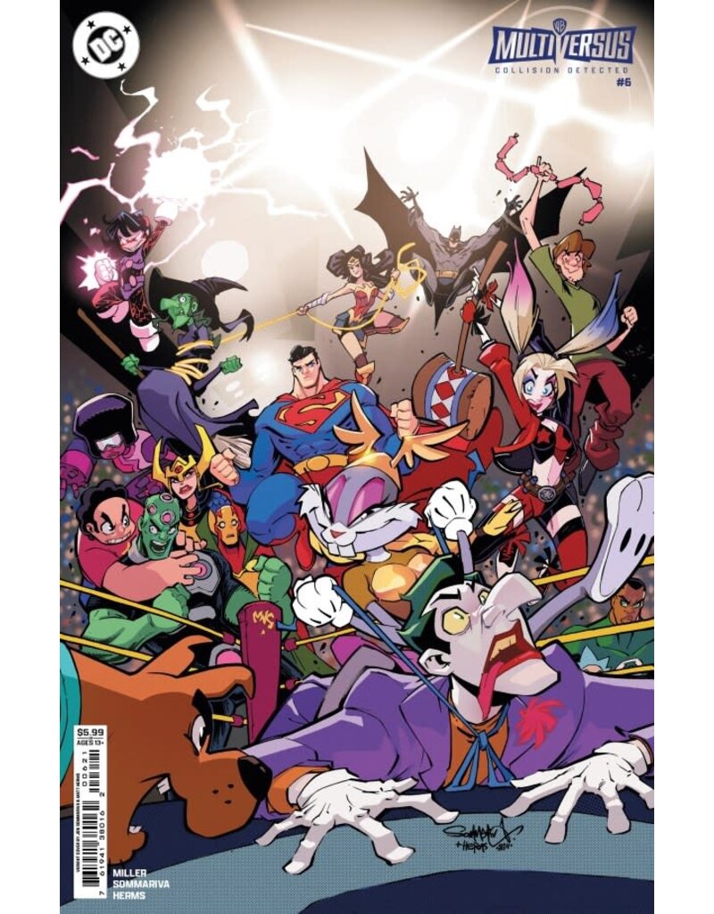 DC COMICS MultiVersus: Collision Detected #6 Cover B Jon Sommariva Card Stock Variant