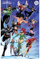 DC COMICS Justice League Unlimited #1 Cover H Daniel Sampere Raised UV Wraparound Foil Variant