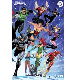 DC COMICS Justice League Unlimited #1 Cover H Daniel Sampere Raised UV Wraparound Foil Variant