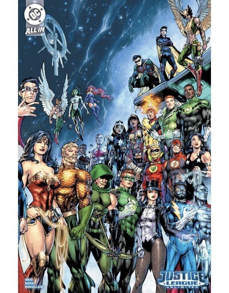 DC COMICS Justice League Unlimited #1 Cover E Ed Benes Wraparound Card Stock Variant