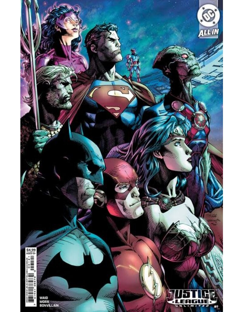 DC COMICS Justice League Unlimited #1 Cover B Jim Lee Card Stock Variant