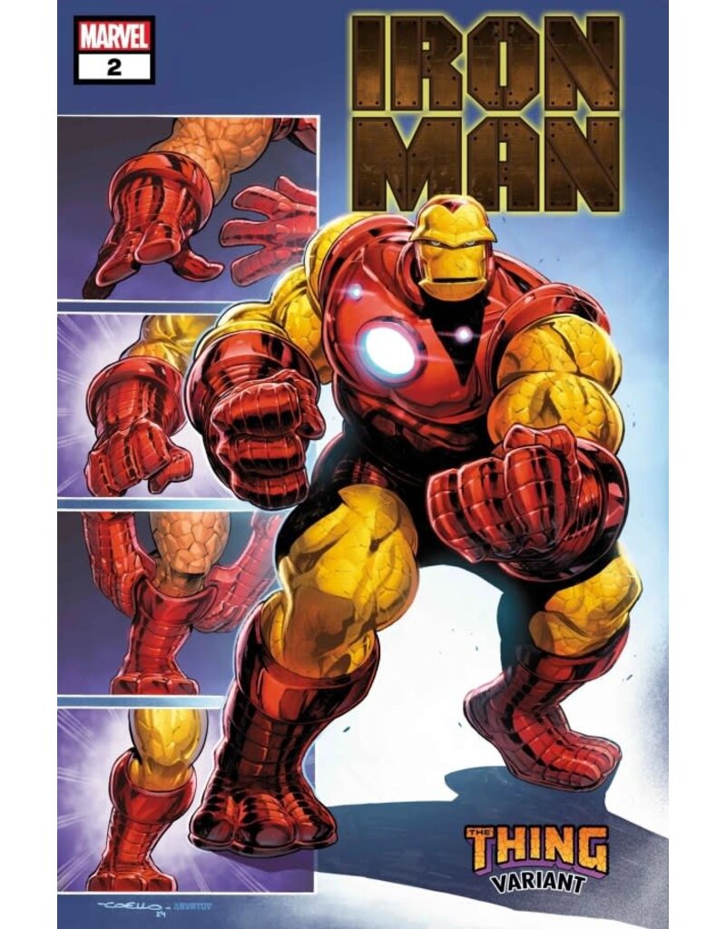 Marvel Comics Iron Man #2 Iban Coello The Thing! Variant