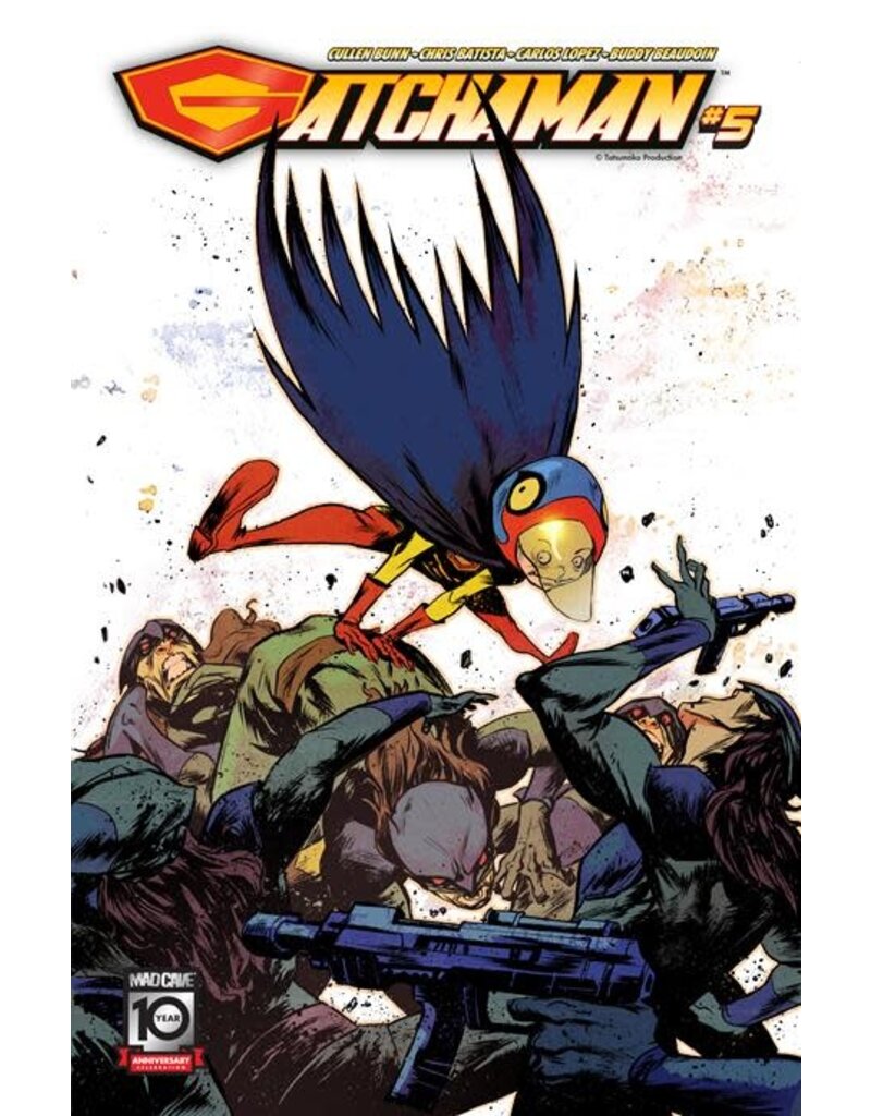 Gatchaman #5 Cover B Sanford Greene Connecting Variant
