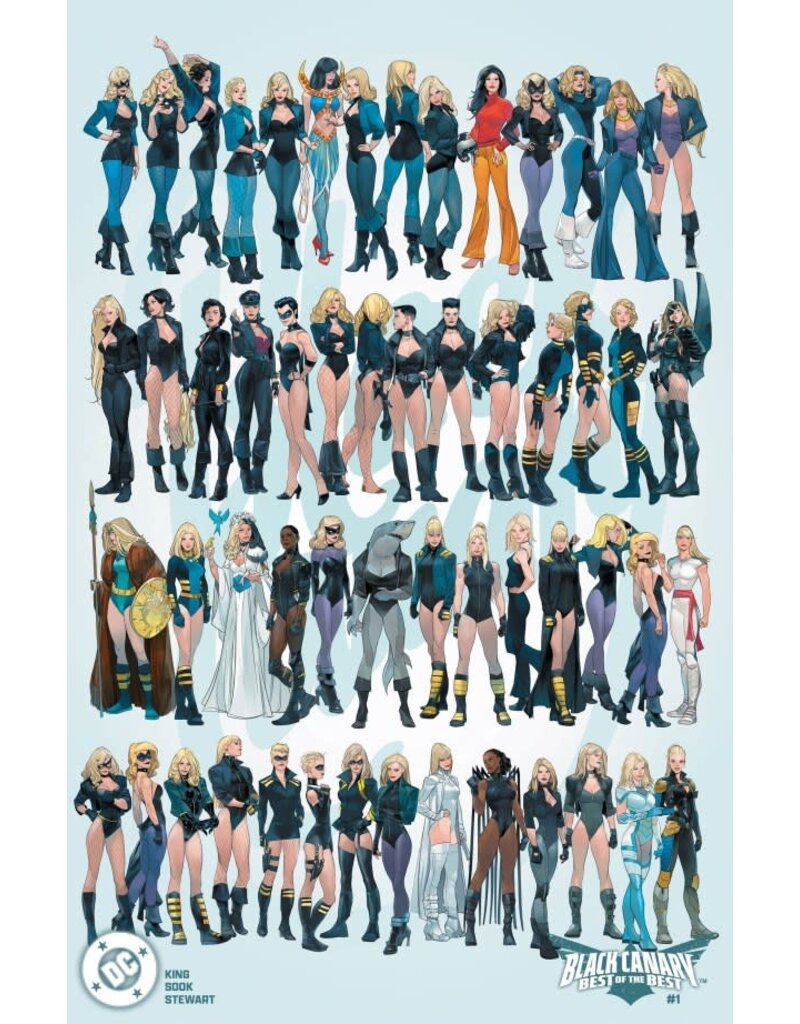 DC COMICS Black Canary: Best of the Best #1 Cover C Otto Schmidt Wraparound Card Stock Variant