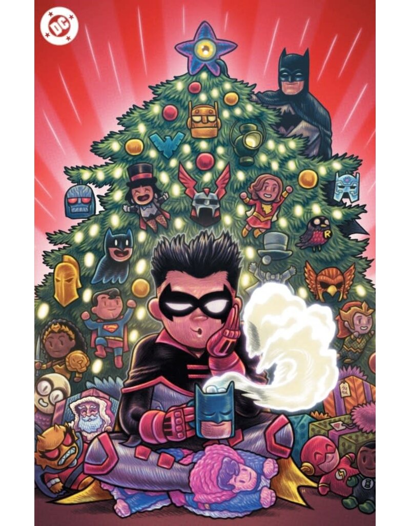 DC COMICS Batman / Santa Claus: Silent Knight Returns #1 Cover C Dan Hipp DC Holiday Surprise Rub and Smell Polybag Virgin Variant