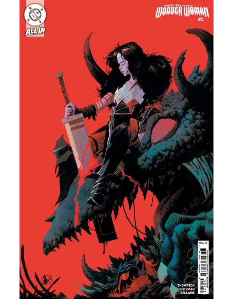 DC COMICS Absolute Wonder Woman #2 Cover D 1:25 Matteo Scalera Card Stock Variant