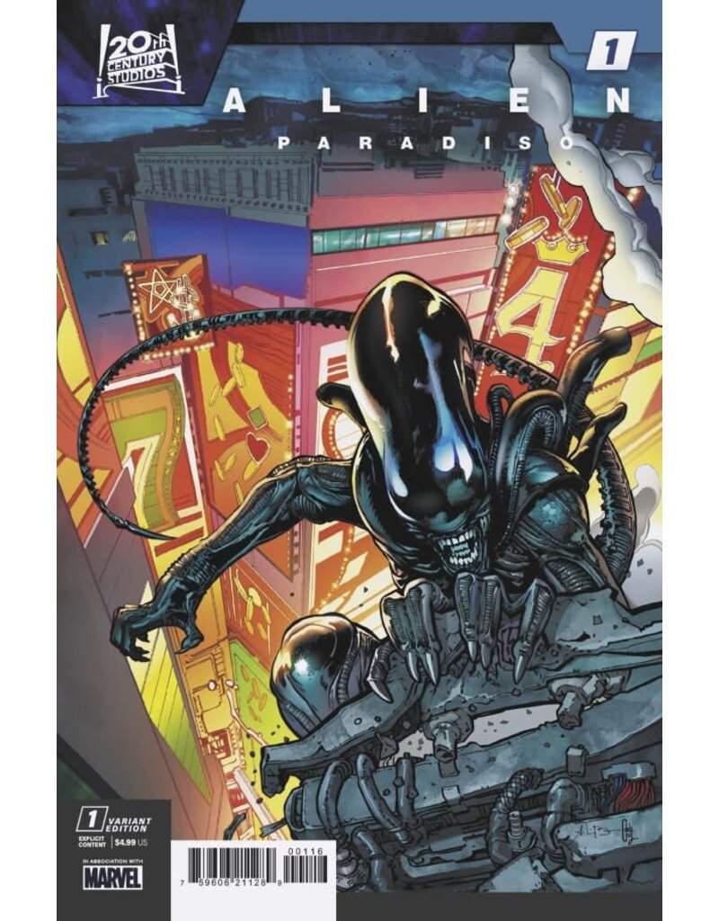 Marvel Comics Alien: Paradiso #1  1:25 Andrei Bressan Variant