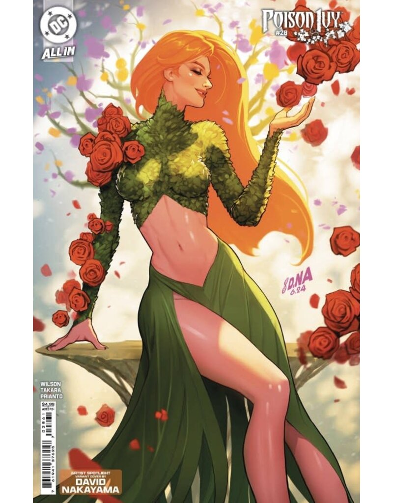 DC COMICS Poison Ivy #28  Cover D David Nakayama Artist Spotlight Card Stock Variant