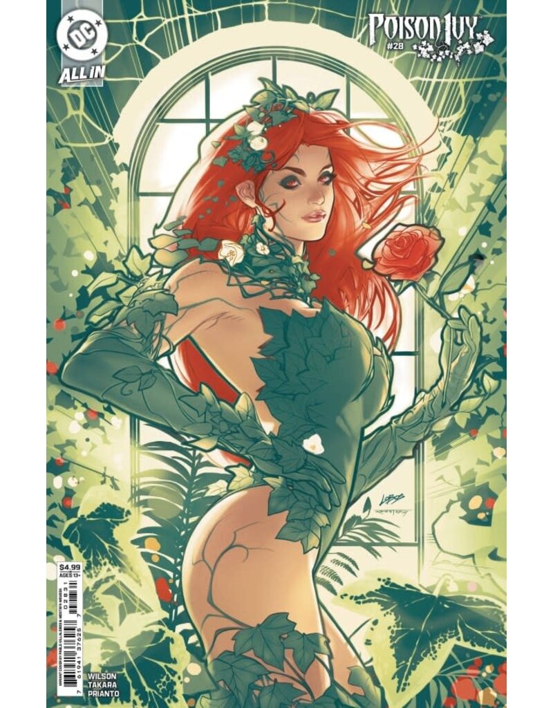 DC COMICS Poison Ivy #28  Cover C Pablo Villalobos Card Stock Variant