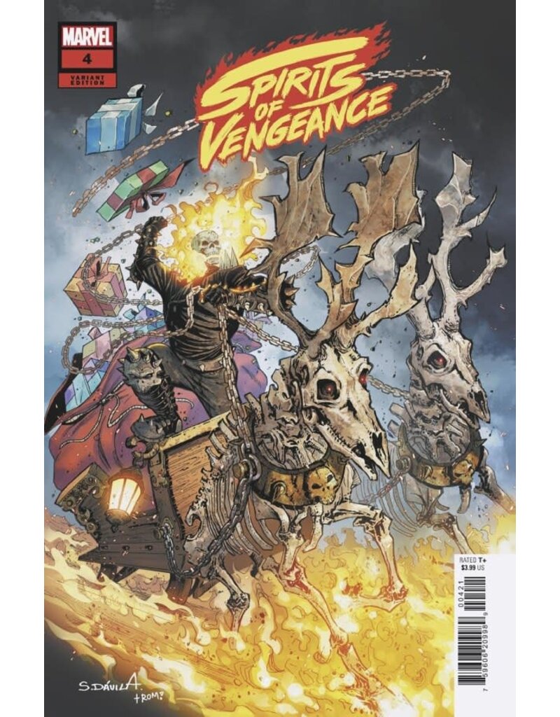 Marvel Comics Spirits of Vengeance #4  Sergio Fernández Dávila Variant