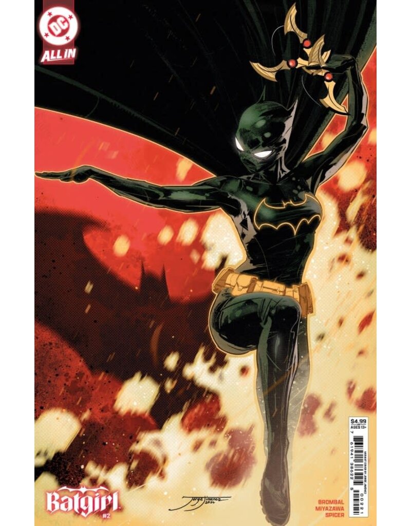DC COMICS Batgirl #2  Cover B Jorge Jiménez Card Stock Variant