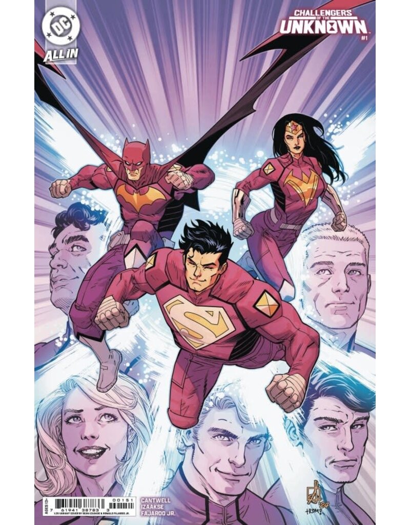 DC COMICS Challengers of the Unknown #1  Cover F 1:25 Sean Izaakse Card Stock Variant