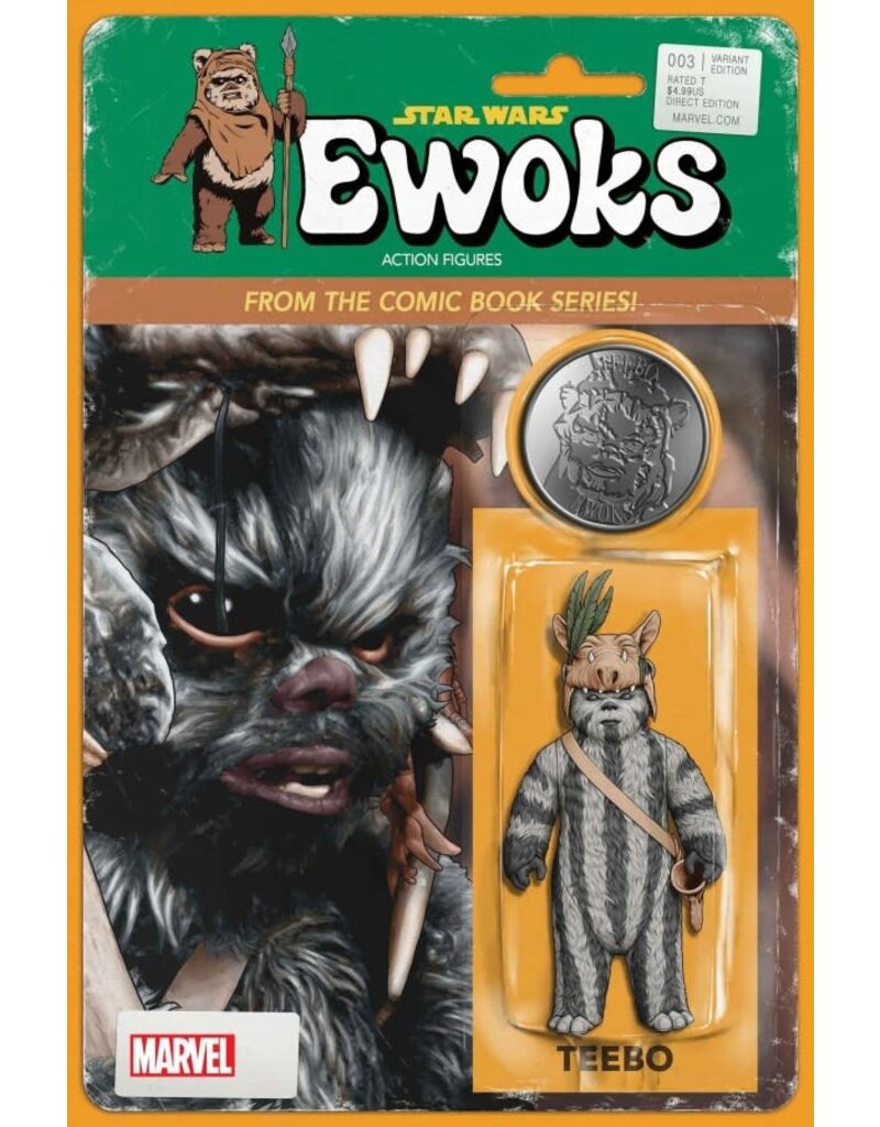 Marvel Comics Star Wars: Ewoks #3  John Tyler Christopher Action Figure Variant