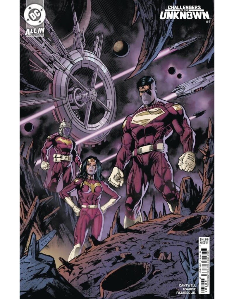 DC COMICS Challengers of the Unknown #1  Cover C Danny Earls Card Stock Variant