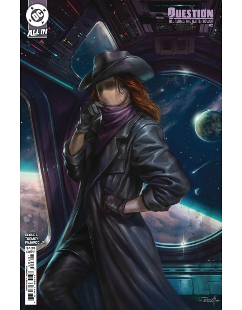 DC COMICS The Question: All Along the Watchtower #2  Cover C Lucio Parrillo Card Stock Variant