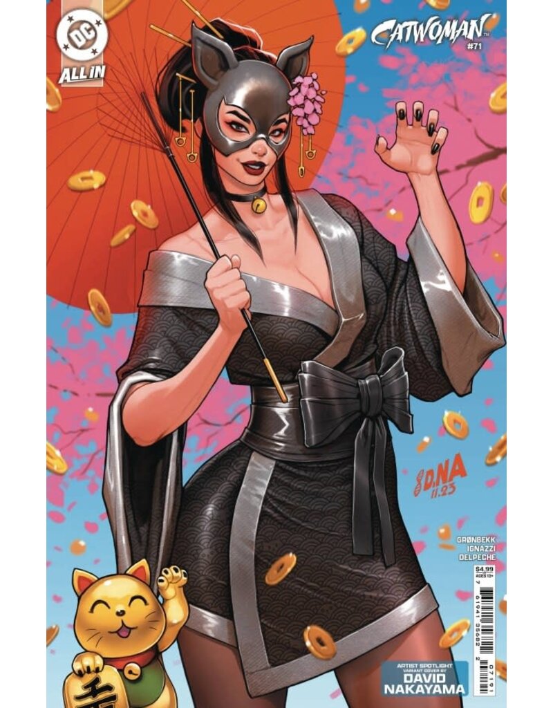 DC COMICS Catwoman #71  Cover D David Nakayama Artist Spotlight Card Stock Variant