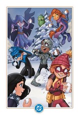DC COMICS Titans #18  Cover D Chrissie Zullo Uminga Winter Wonderland Card Stock Virgin Variant