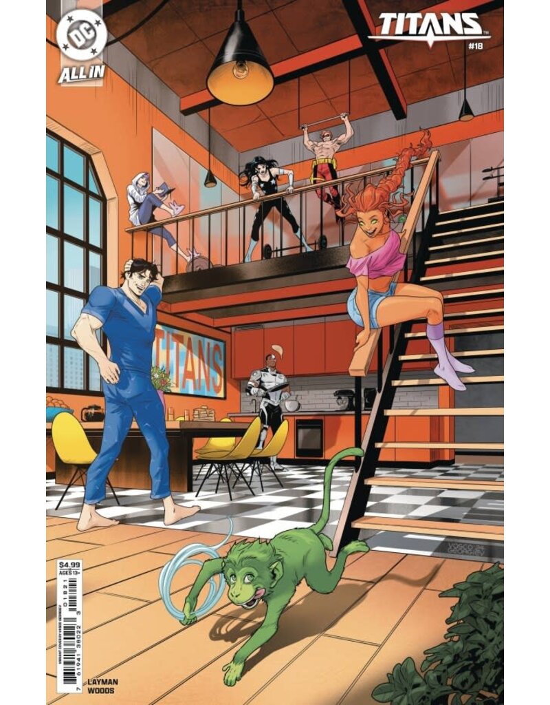 DC COMICS Titans #18  Cover C Vasco Georgiev Card Stock Variant