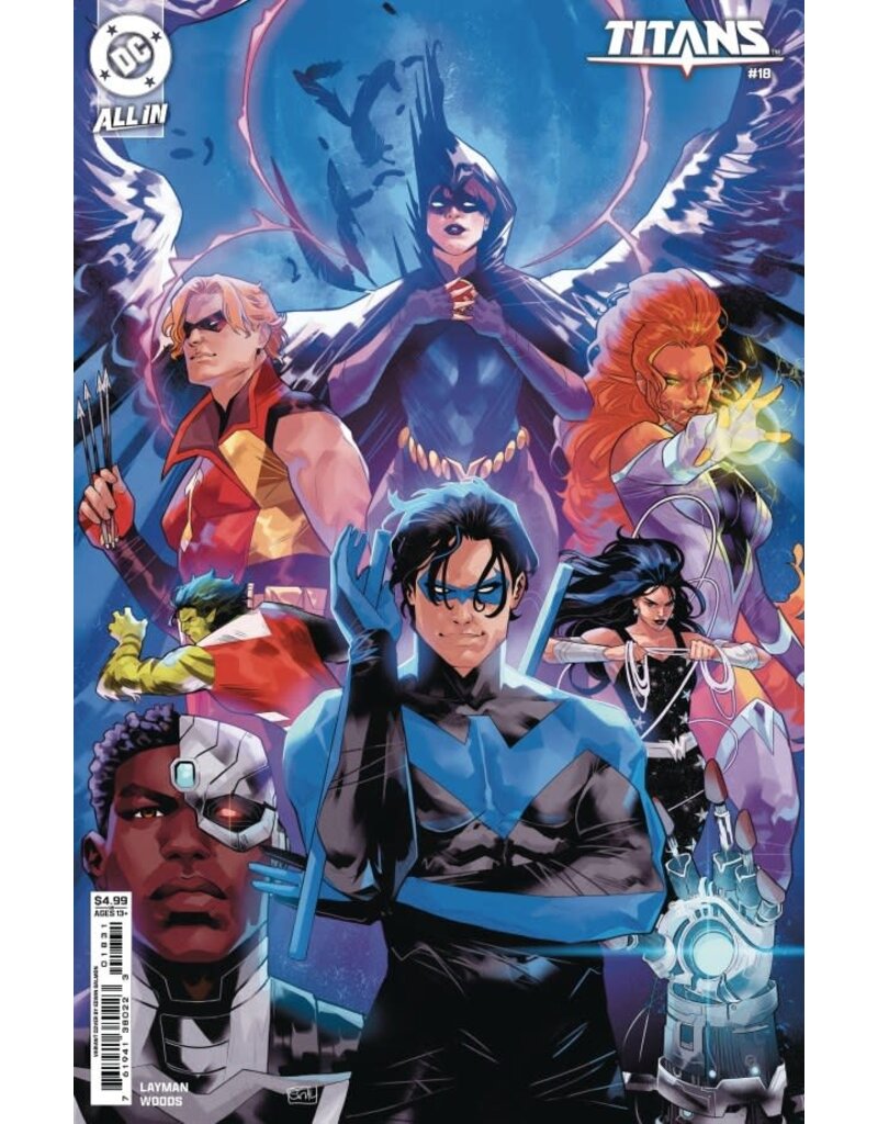 DC COMICS Titans #18  Cover B Edwin Galmon Card Stock Variant