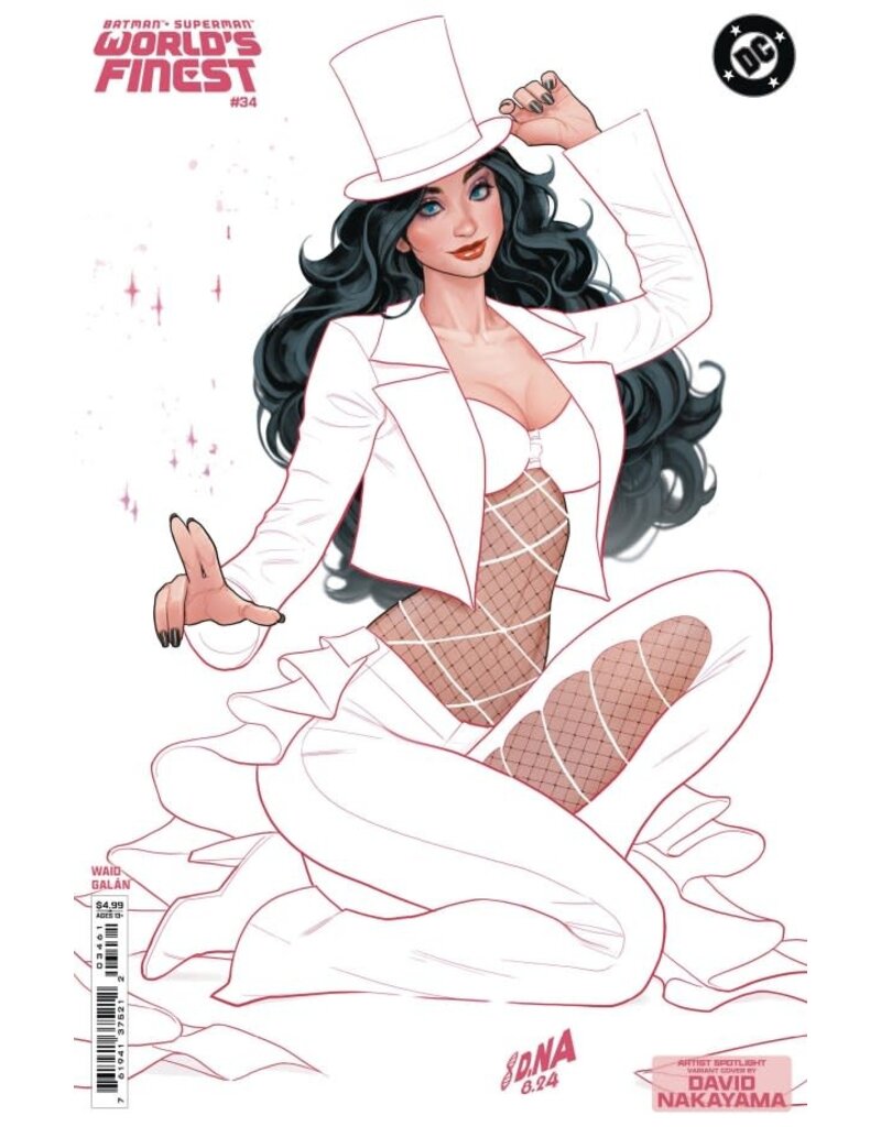 DC COMICS Batman / Superman: World's Finest #34  Cover D David Nakayama Artist Spotlight Card Stock Variant