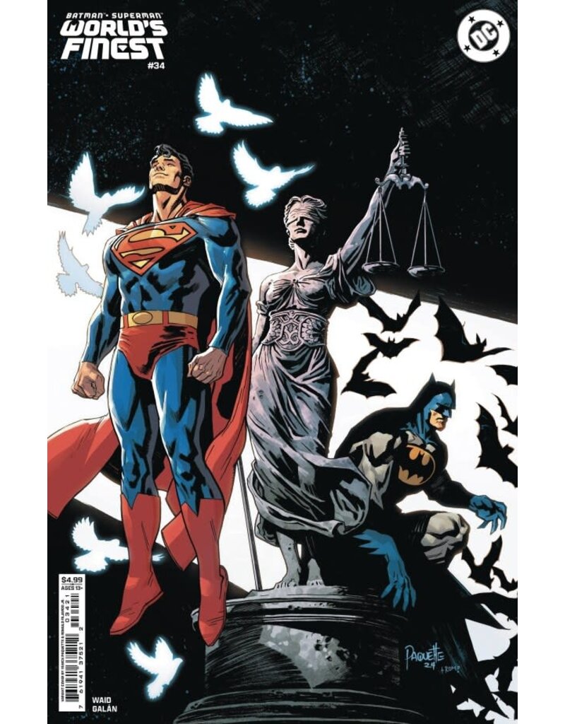 DC COMICS Batman / Superman: World's Finest #34  Cover B Yanick Paquette Card Stock Variant