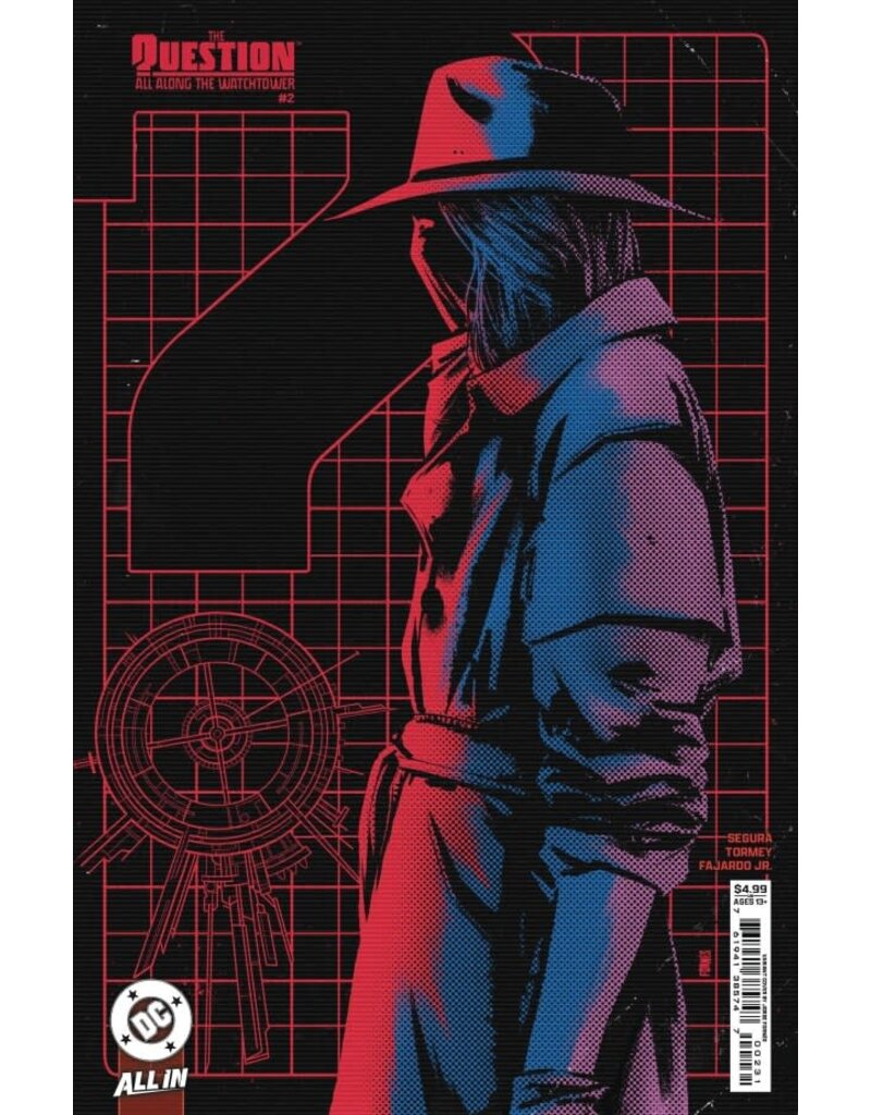 DC COMICS The Question: All Along the Watchtower #2  Cover B Jorge Fornés Card Stock Variant