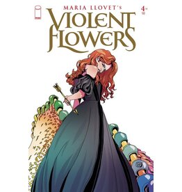 IMAGE COMICS Violent Flowers #4  Cover B Maria Llovet Black Dress Variant
