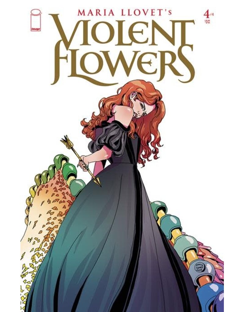 IMAGE COMICS Violent Flowers #4  Cover B Maria Llovet Black Dress Variant
