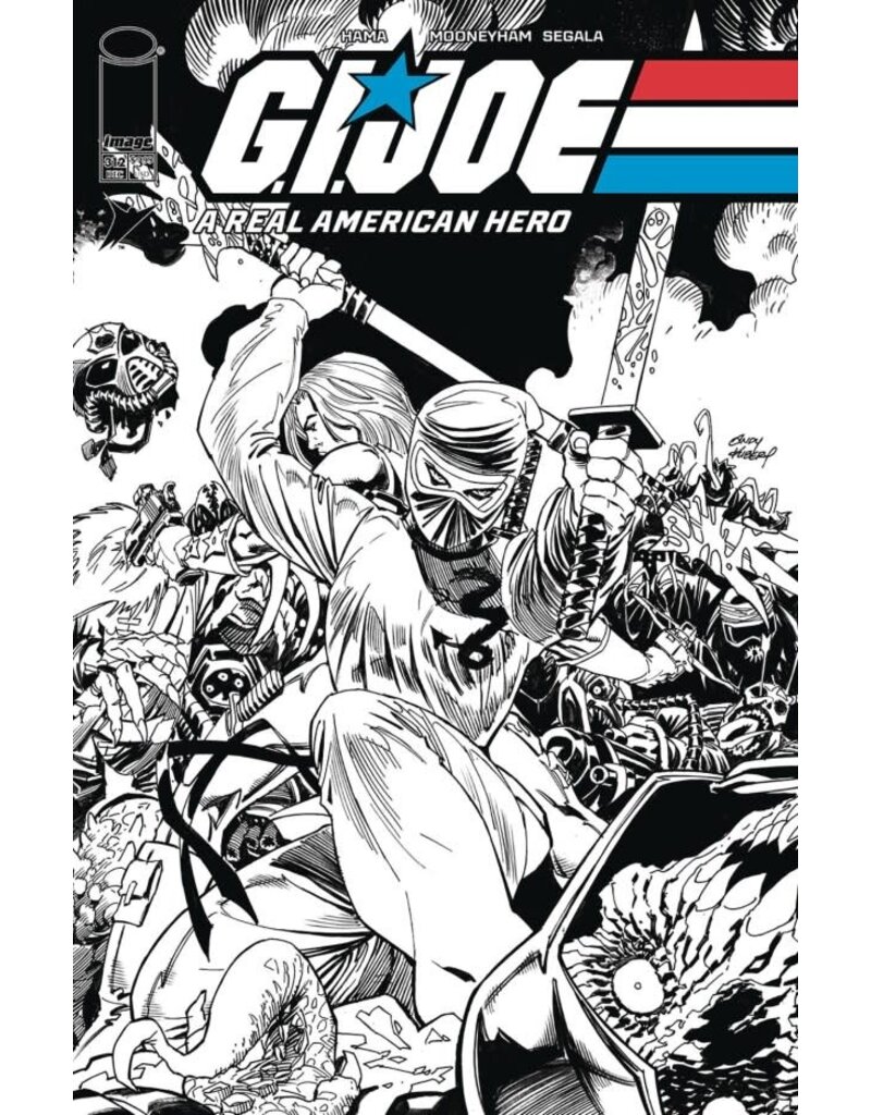 IMAGE COMICS G.I. Joe: A Real American Hero #312  Cover B Andy Kubert Black & White Variant