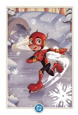 DC COMICS The Flash #16  Cover D Chrissie Zullo Uminga Winter Wonderland Card Stock Virgin Variant
