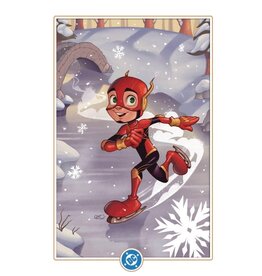 DC COMICS The Flash #16  Cover D Chrissie Zullo Uminga Winter Wonderland Card Stock Virgin Variant