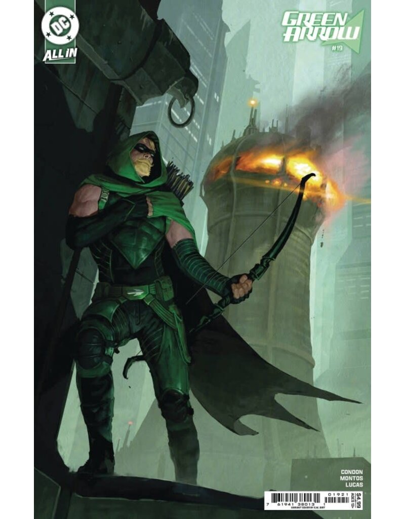 DC COMICS Green Arrow #19  Cover B Erik M. Gist Card Stock Variant