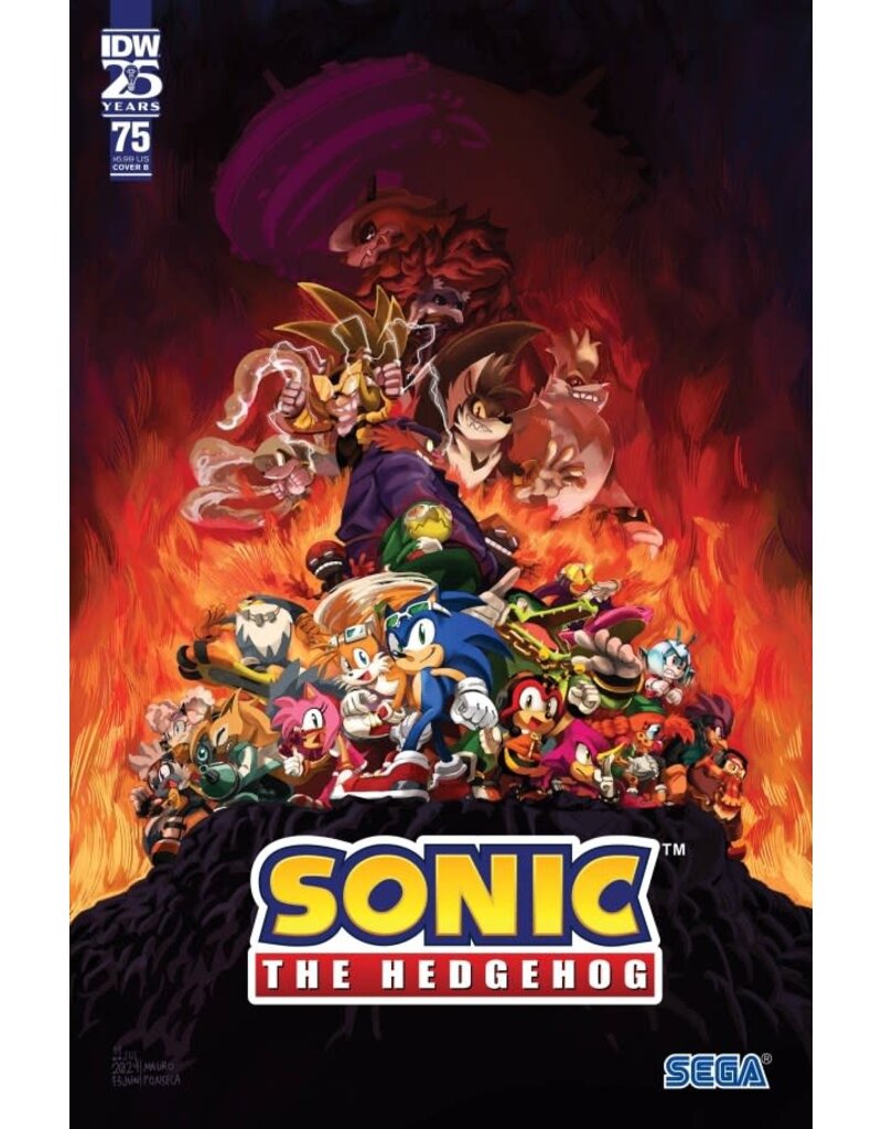 IDW Publishing Sonic the Hedgehog #75  Cover B Mauro Fonseca Variant