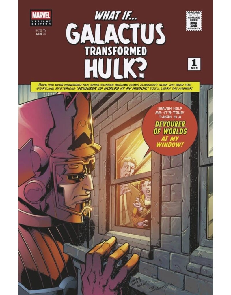 Marvel Comics What If...? Galactus Transformed Hulk? #1  Mark Bagley Sci-Fi Homage Variant