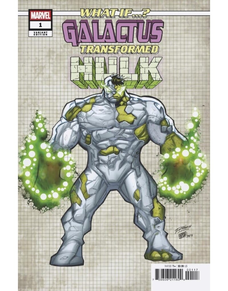 Marvel Comics What If...? Galactus Transformed Hulk? #1  1:10 Ron Lim Design Variant