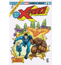 Marvel Comics X-Force #7  Trevor Von Eeden Fantastic Four Homage Variant