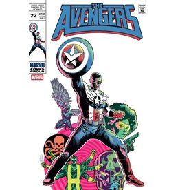 Marvel Comics The Avengers #22  Michael Walsh Captain America Sam Wilson Homage Variant