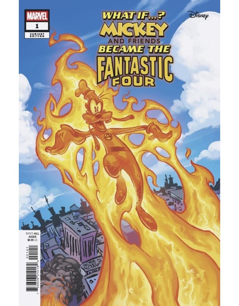 Marvel Comics Marvel & Disney: What If...? Mickey & Friends Became The Fantastic Four #1  Skottie Young Variant