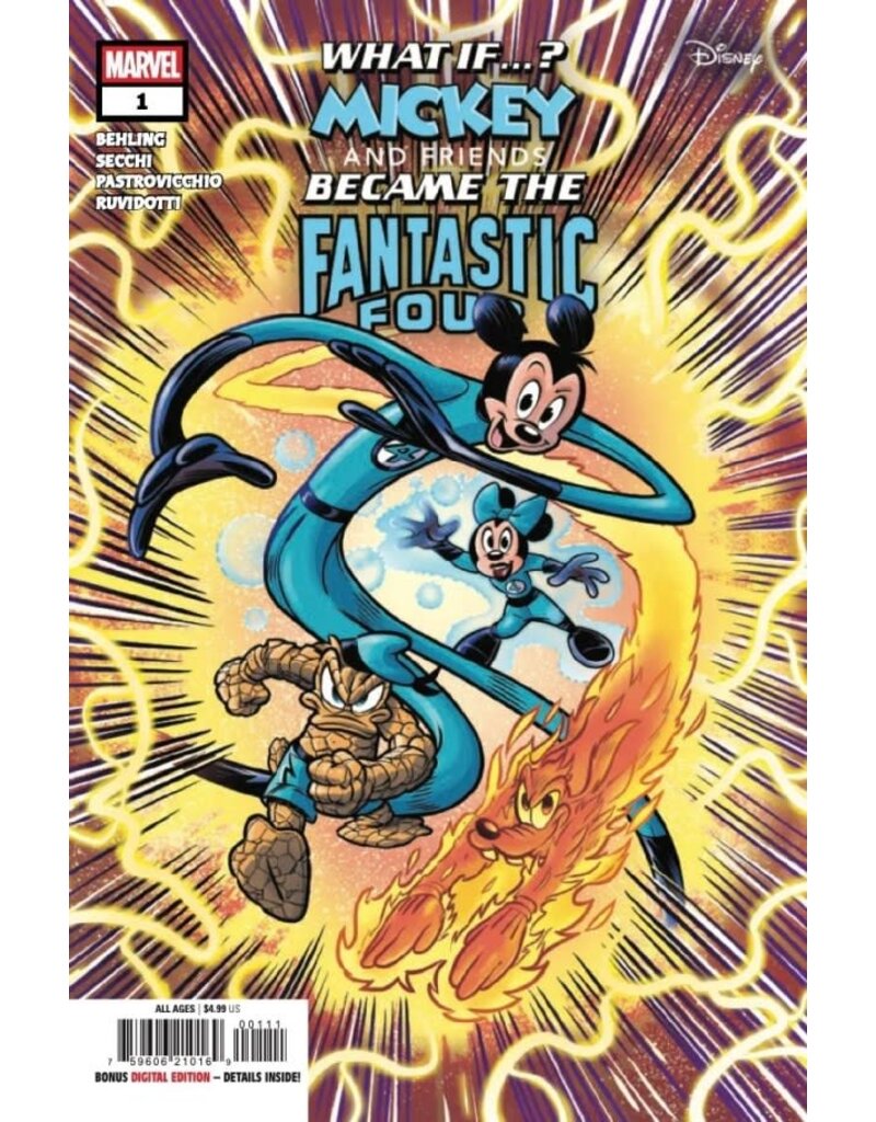 Marvel Comics Marvel & Disney: What If...? Mickey & Friends Became The Fantastic Four #1