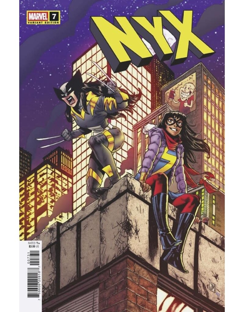 Marvel Comics NYX #7  Justin Mason Variant