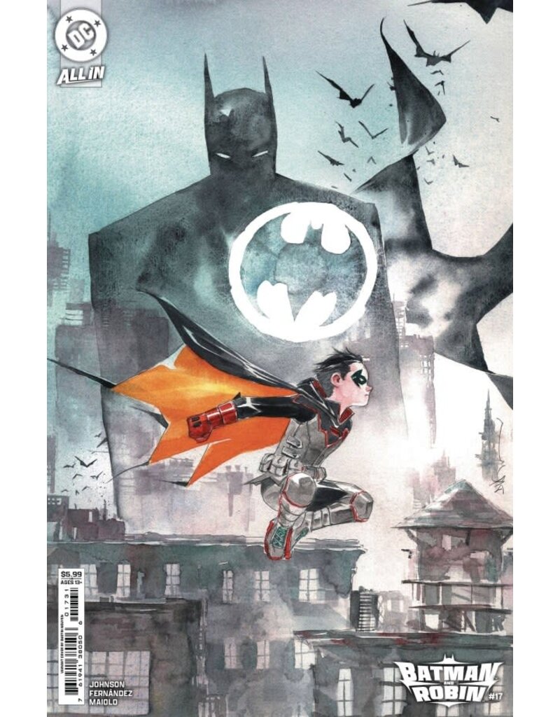 DC COMICS Batman and Robin #17  Cover C Dustin Nguyen Card Stock Variant