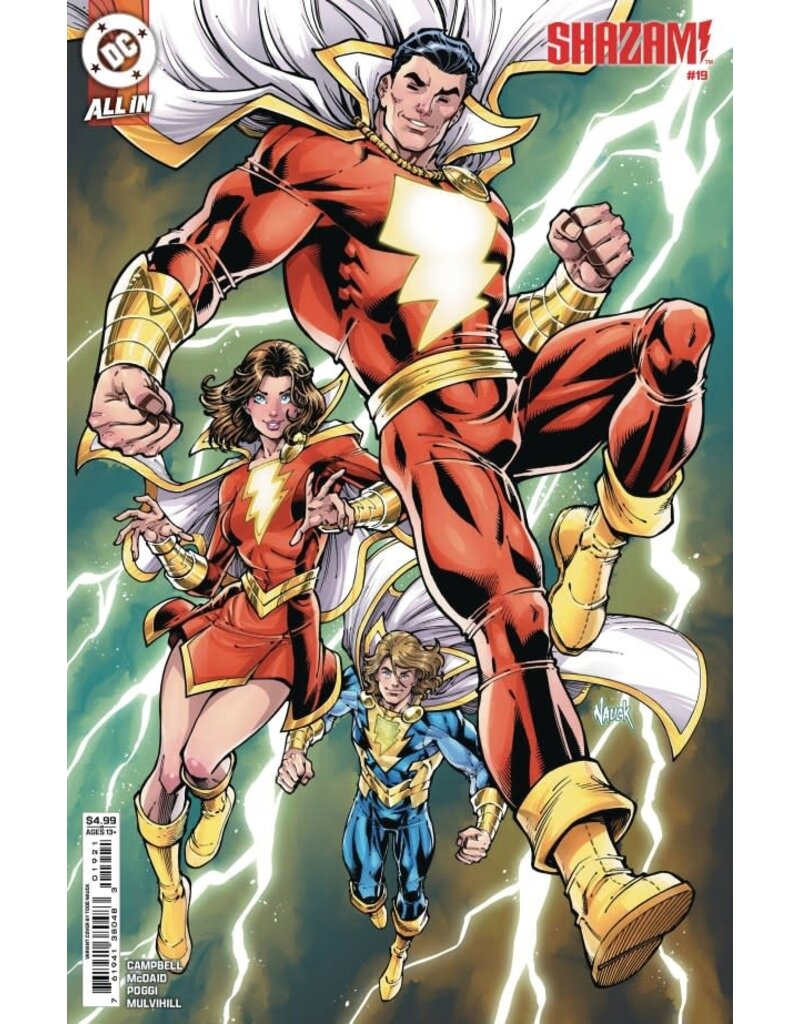 DC COMICS Shazam! #19  Cover B Todd Nauck Card Stock Variant