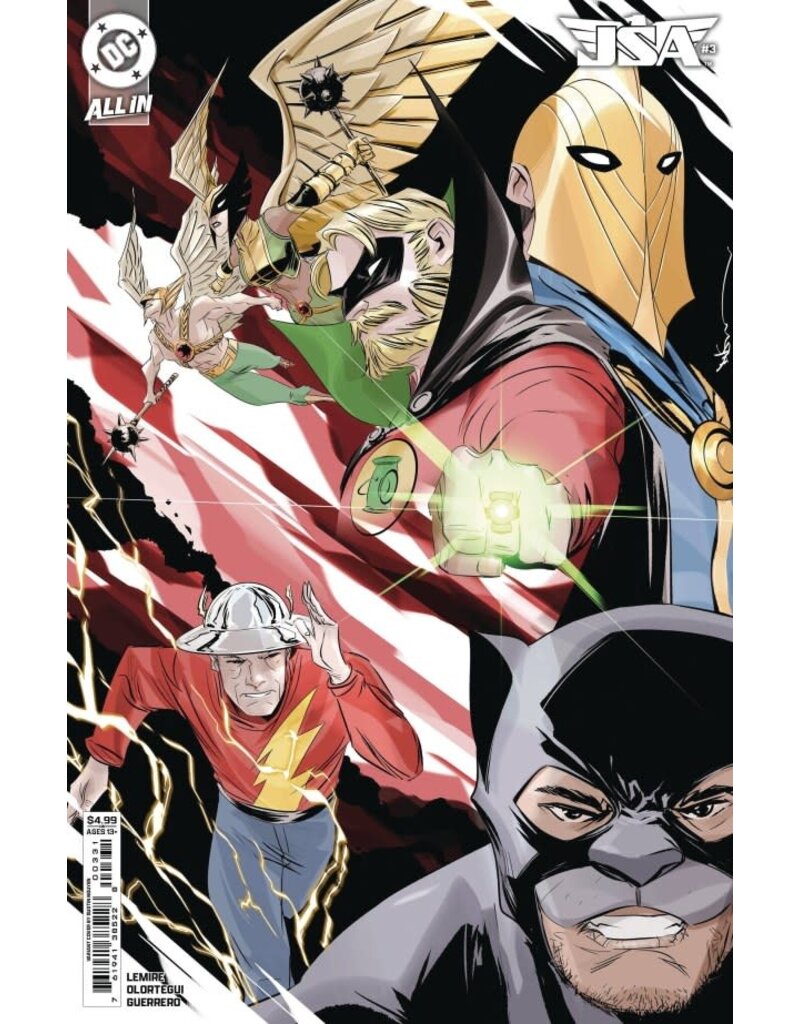 DC COMICS JSA #3  Cover C Dustin Nguyen Card Stock Variant